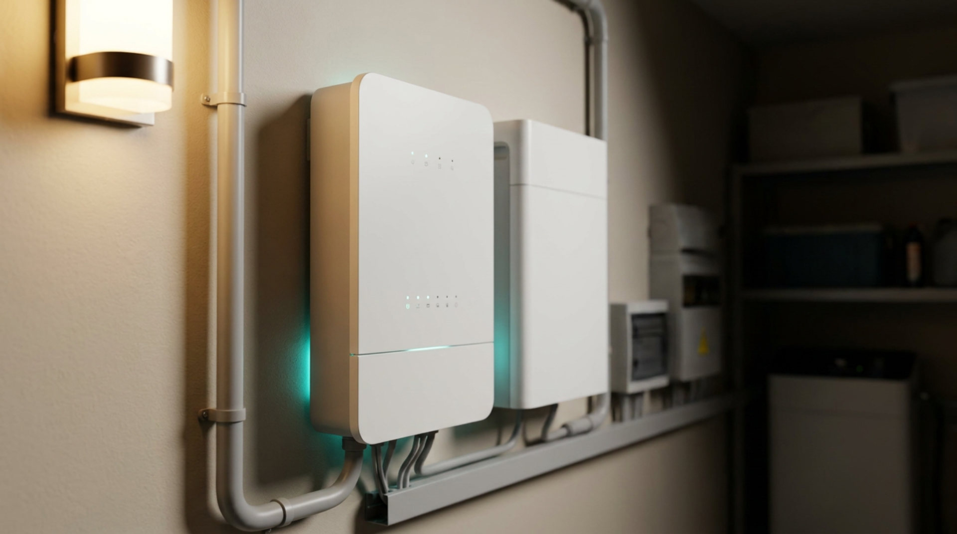 Inversor híbrido e bateria da EnergyBio