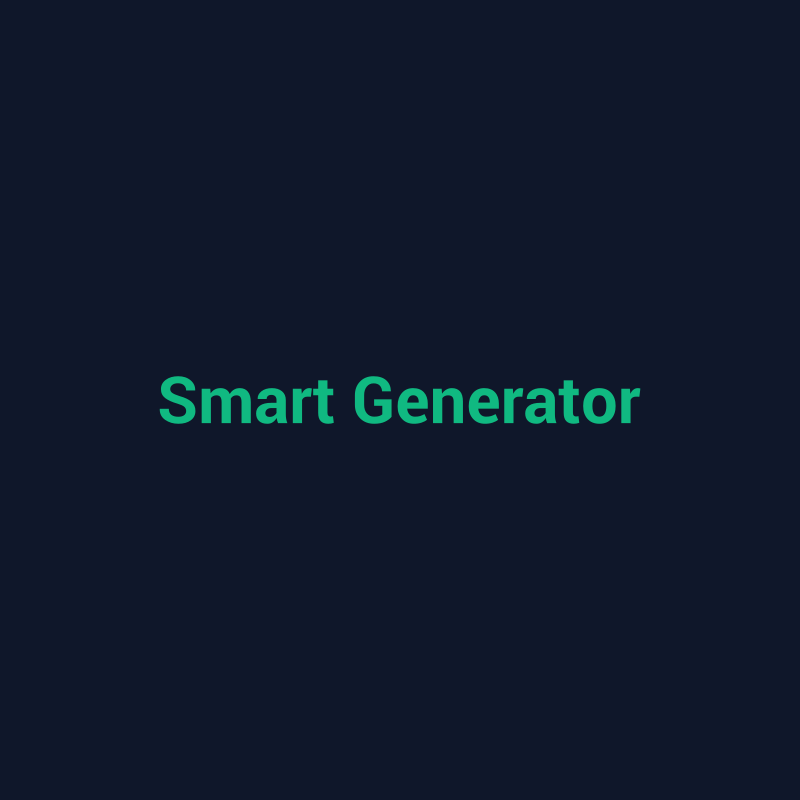 Smart Generator (Dual Fuel)